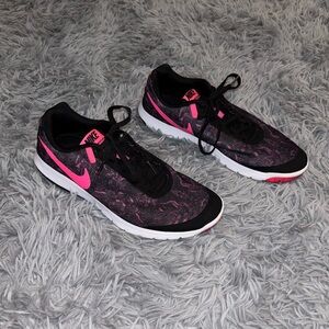 Nike Flex Experience RN 5 Women's Black/White/Pink Running Shoes Size 11